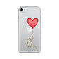 Cat with Balloon Ragamuffin Clear Case for iPhone®