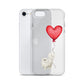 Cat with Balloon Persian Clear Case for iPhone®