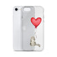 Cat with Balloon Ragamuffin Clear Case for iPhone®