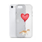 Cat with Balloon Scottish Fold Clear Case for iPhone®