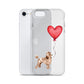 Dog with Balloon Brown Poodle Clear Case for iPhone®