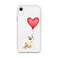 Cat with Balloon Blonde Birman Clear Case for iPhone®