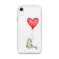 Cat with Balloon Ragamuffin Clear Case for iPhone®