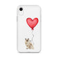 Cat with Balloons Ragdoll Clear Case for iPhone®