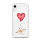 Cat with Balloon Scottish Fold Clear Case for iPhone®