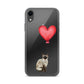 Cat with Balloon Siamese Clear Case for iPhone®