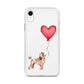 Dog with Balloon Brown Poodle Clear Case for iPhone®