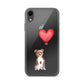 Dog with Balloon Staffie Bulldog Terrier Clear Case for iPhone®