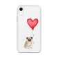 Dog with Balloon Pug Clear Case for iPhone®