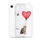 Cat with Balloon Brown Tabby Case for iPhone®