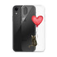 Cat with Balloon Bombay Clear Case for iPhone®