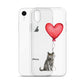 Cat with Balloon British Shorthair Clear Case for iPhone®