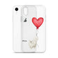 Cat with Balloon Persian Clear Case for iPhone®