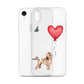 Dog with Balloon Brown Poodle Clear Case for iPhone®