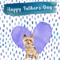 Yorkshire Terrier Dog Father's Day Card