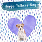 Wire Haired Jack Russell Dog Father's Day Card