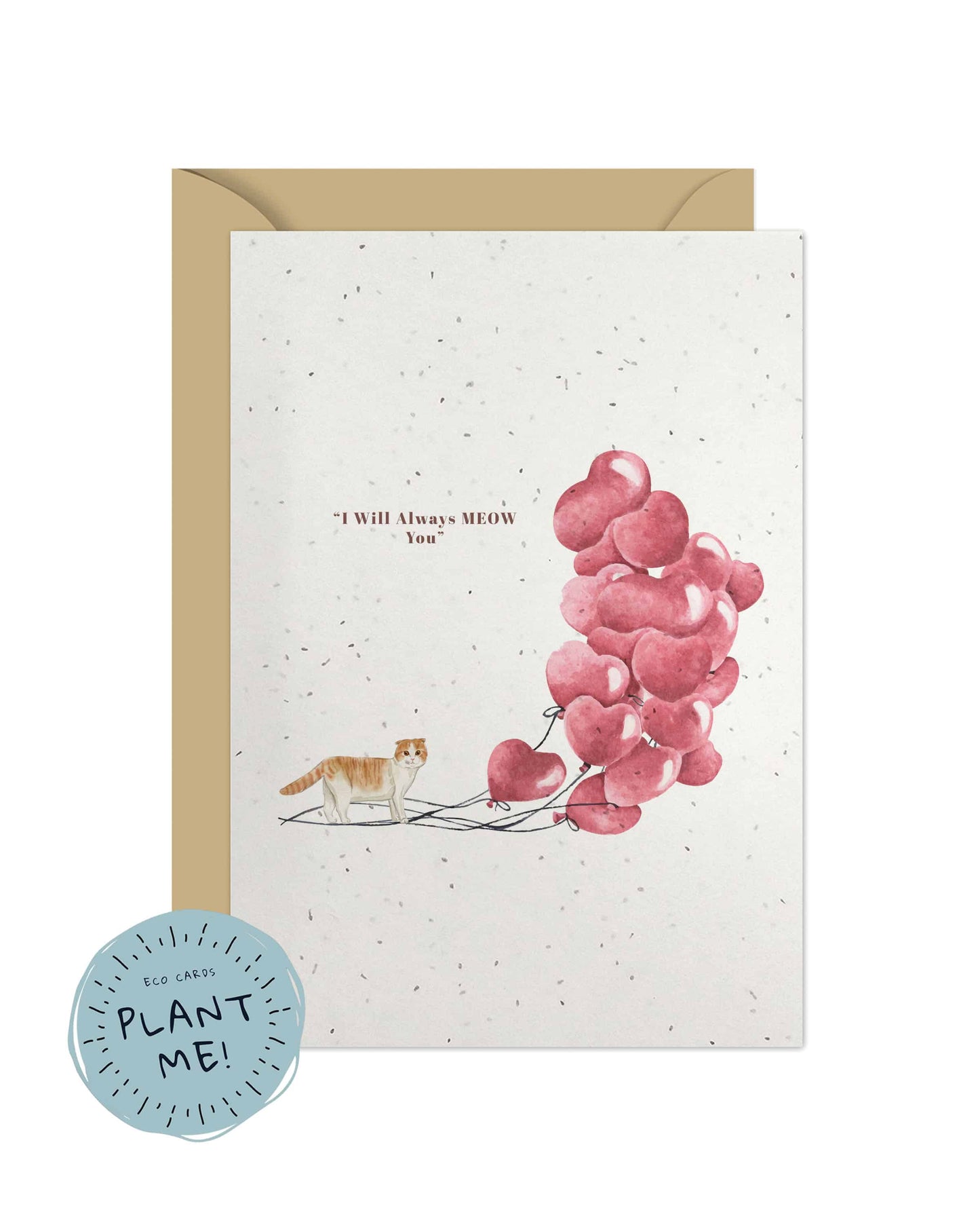 I will always MEOW You, Scottish Fold Card - Valentine's