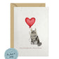 Forever isn't Long, Maine Coon Anniversary Card