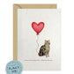 Forever isn't Long, Brown American Shorthair Anniversary Card