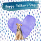 Welsh Terrier Dog Father's Day Card