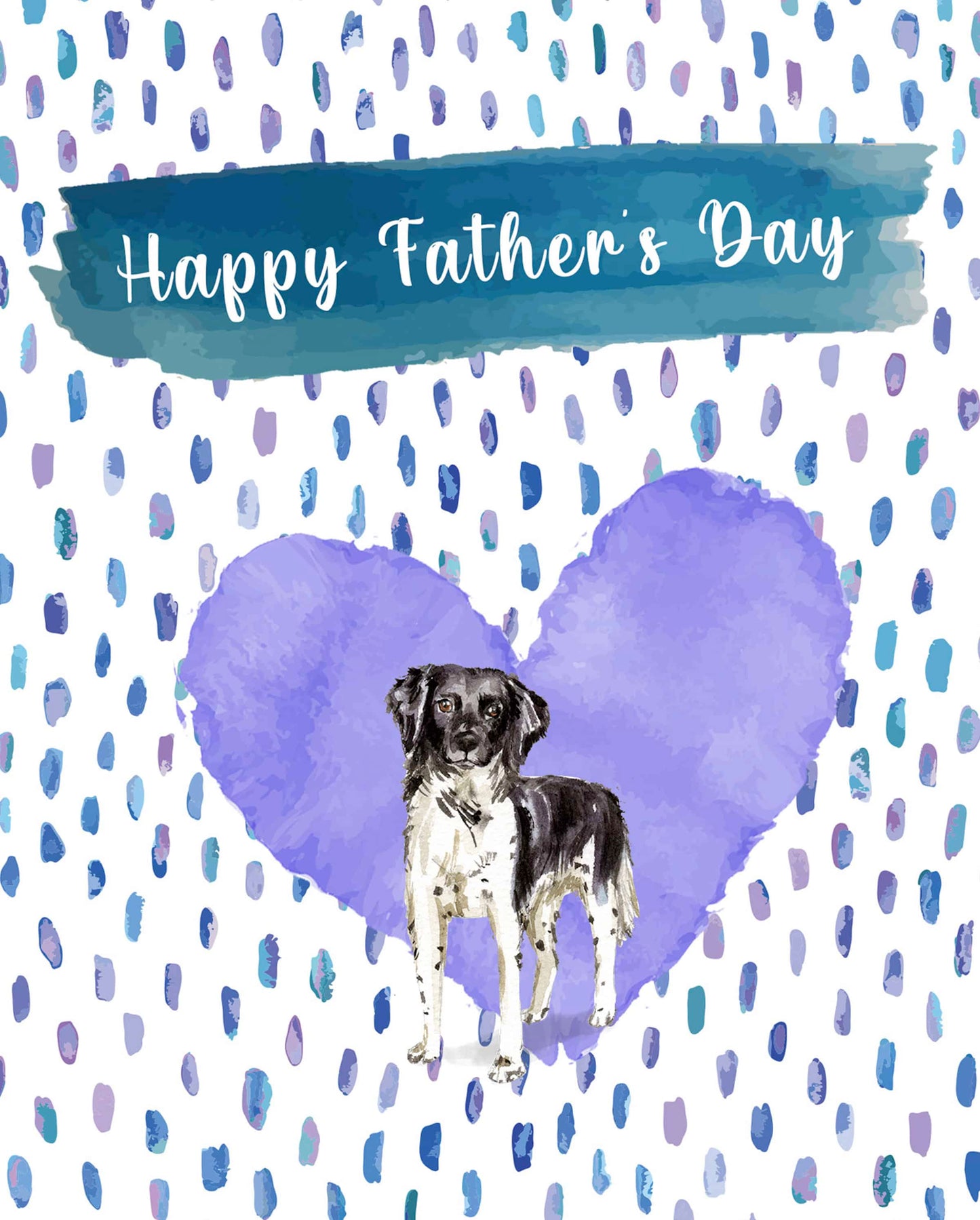 Stabyhoun Dog Father's Day Card