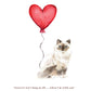 Forever isn't Long, Birman Anniversary Card