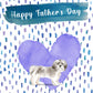 Shih Tzu Shorter Haired Dog Father's Day Card