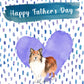 Shetland Sheepdog Father's Day Card