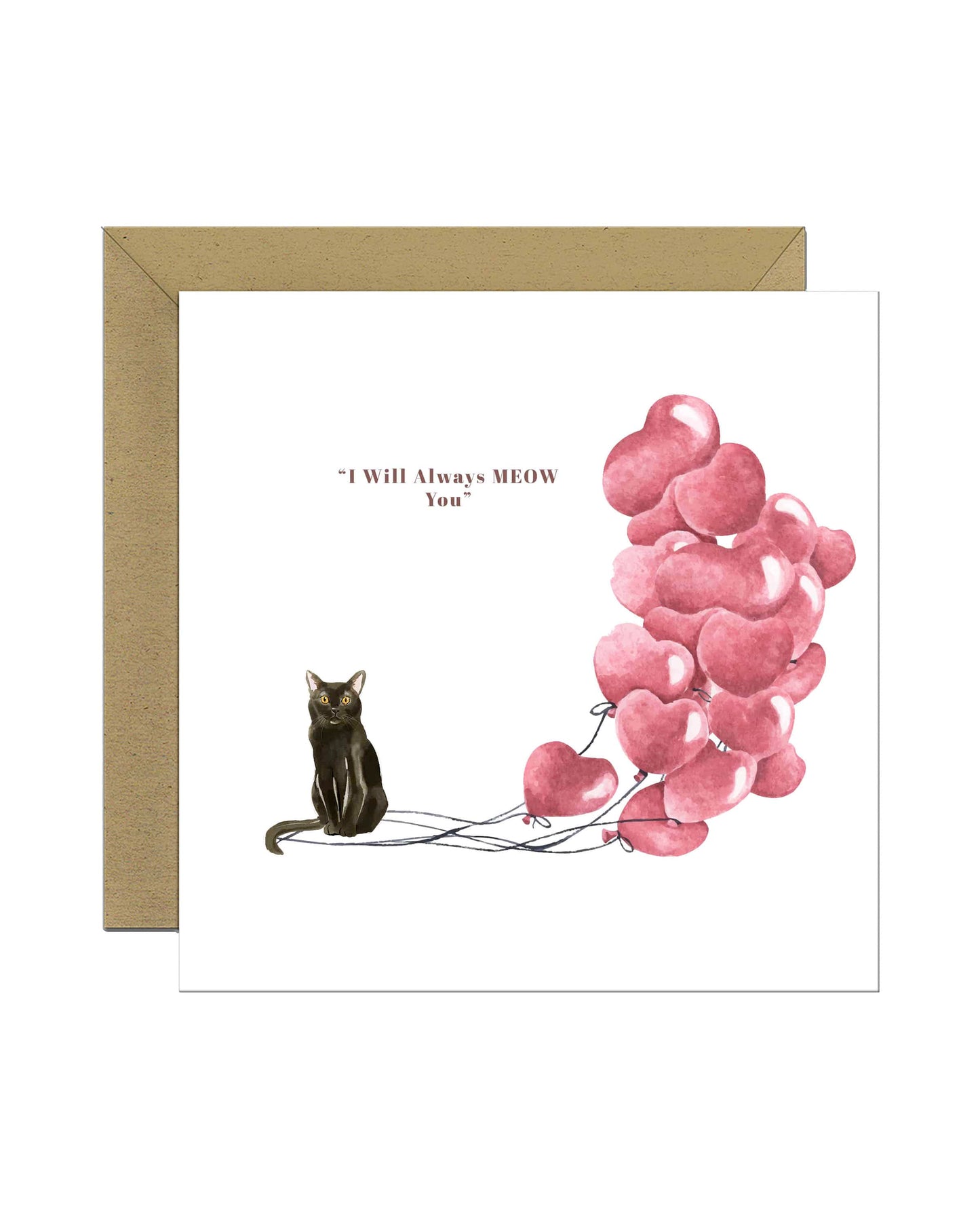 I will always MEOW You, Bombay Valentine's Card