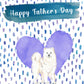 Samoyed Father's Day Card