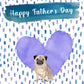 Pug Father's Day Card