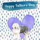 Old English Sheepdog Father's Day Card