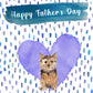 Norfolk Terrier Dog Father's Day Card