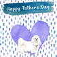 Maltese Dog Father's Day Card