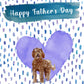 Labradoodle Dog Father's Day Card