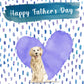 Golden Retriever Dog Father's Day Card