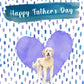 Golden Doodle Dog Father's Day Card