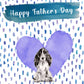 Cocker Spaniel Dog Father's Day Card