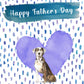 Catahoula Leopard Dog Father's Day Card