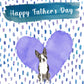 Boston Terrier Dog Father's Day Card