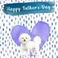 Bichon Frise Dog Father's Day Card