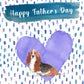 Basset Hound Dog Father's Day Card