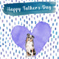 Australian Shepherd Dog Father's Day Card