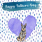 Australian Cattledog Father's Day Card