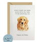 Every Bite You Take, Golden Retriever Birthday Card