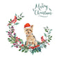 Yorkshire Terrier Dog Christmas Card