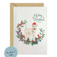 Wheaten Terrier Dog Christmas Card