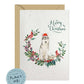 Siberian Husky Dog Christmas Card