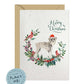 Schnauzer Dog Christmas Card