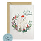 Samoyed Dog Christmas Card